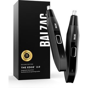 BALZAC® Neustrimmer 2.0 - Neustrimmer mannen - Oortrimmer - Waterdicht - Oplaadbaar - The Edge® 2.0