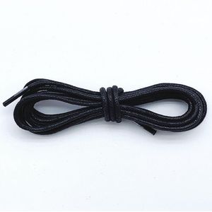2 paar 120 cm lange gewaxte katoenen veters - Ronde gewaxte veters van 2,5 mm - Stevige ronde veters - Duurzame veters - Veters voor laarzen - Waterdichte leren veters - Voor nette schoenen en laarzen