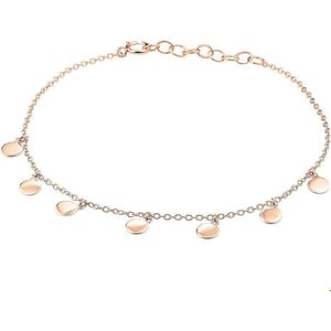 Zilver Rosé Verguld Armband rondjes 1 2401000