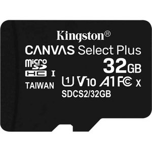 Kingston SDHC Geheugenkaart 32GB - Class 10 - Met Adaptor