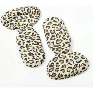 CHPN - Hielbeschermers - Hielpijn - Hielbeschermer- Hielkussentjes - 1 Paar - Leopardprint - One size - Schoenkussentje - Voetkussen - Universeel