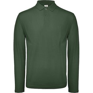 Men's Long Sleeve Polo ID.001 Flesgroen merk B&C maat XL