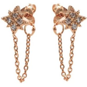 Karma-Chain-Oorbel-Zirconia-Morningstar-Rose-M2859