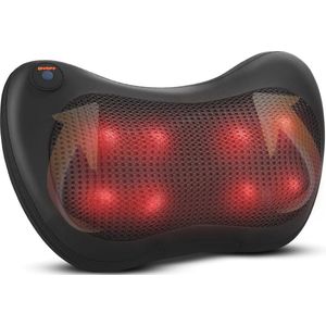Draadloos Shiatsu Massagekussen met Warmtefunctie - Ergonomisch Ontwerp voor Volledige Lichaamsmassage