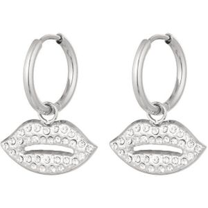 Yehwang Oorbellen lippen bedel - Stainless Steel