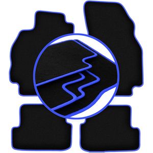 CARLUX-BLUE automatten voor: Renault Megane II hatchback (2002-2008)