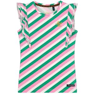Quapi T-shirt Anita light pink diagonaal - maat 98/104