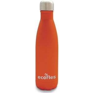 Ecofles Thermosfles - RVS Drinkfles - 500ml - Holland Oranje