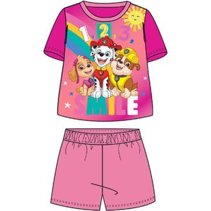 Paw Patrol shortama - 100% katoen - PAW Patrol korte pyjama - maat 92 - roze