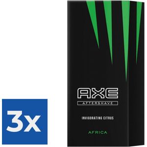 Axe Aftershave Africa 100 ml - Voordeelverpakking 3 stuks