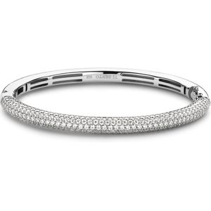 TI SENTO Dames Armband - 925 zilver - Zirconia wit - Maat L - 23010ZI
