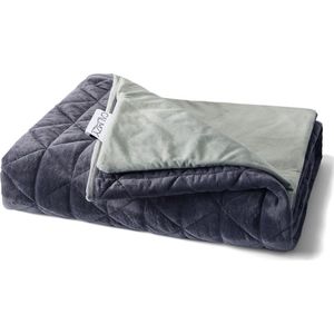 Calmzy Superior Soft - Duvet cover - Verzwaringsdeken hoes - 150 x 200 cm - Superzacht - Comfortabel - Fleece Charcoal/grijs