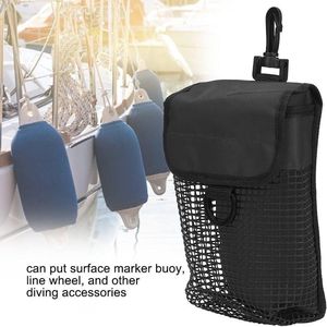 Stevige lichtgewicht duiktas voor duikaccessoires - Duiken zwart