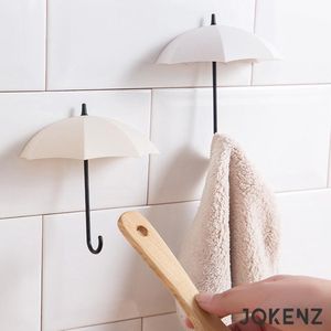 3 x Paraplu zelfklevende haakjes - Wandhaakjes - Sleutelhouder- Sleutel organizer  - Muurdecoratie - Wanddecoratie - Keukenrek - keuken decoratie
