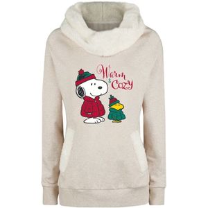 Peanuts Warm & Cozy Dames Sweatshirts - beige - M