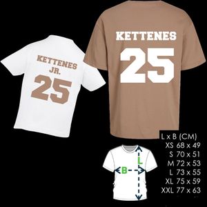 Matching shirts vader, zoon of dochter - met achternaam en geboortejaar-Vaderdag cadeau-Cadeau voor Papa-Heren Maat XL-Kind Maat 62