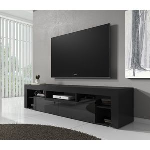 Meubella - TV-Meubel Fancy - 200 cm - Zwart