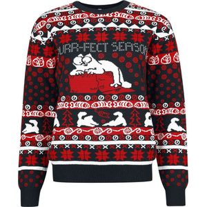 Simon's Cat Simon`s Cat - Karton Dames Christmas jumper - meerkleurig - S
