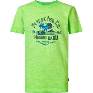 Petrol Industries - Jongens Artwork T-shirt Azure - Groen - Maat 128