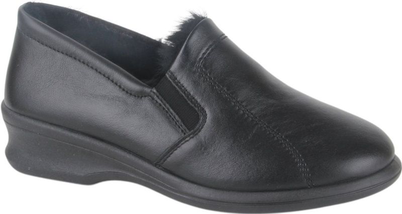 Rohde - Farun 2518 - Pantoffel - Zwart - Nappaleer - Antislipzool