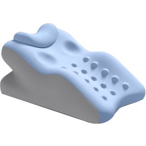 Hoofdkussens - wigkussen - Kussenwiggen voor het slapen - Traagschuim rugkussen - Comfortabel om op te liggen- Betrouwbaar - op te zitten - verlichting van rugpijn - voor - koppels - zitten en liggen- lezen - snurken - lichaam- been - Blauw & Grijs