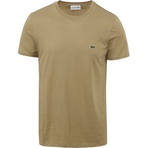 Lacoste - T-Shirt Bruin - Heren - Maat M - Modern-fit