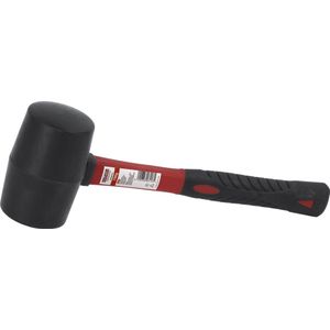 Kreator - KRT904103 - Rubber hamer - 900g fiber/zwart