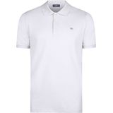 Jimmy Sanders - Polo Shirt - Wit - Katoenen Pique - Korte Mouw