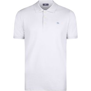 Jimmy Sanders - Polo Shirt - Wit - Katoenen Pique - Korte Mouw