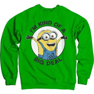Minions I'm Kind Of A Big Deal Sweatshirt Green-S