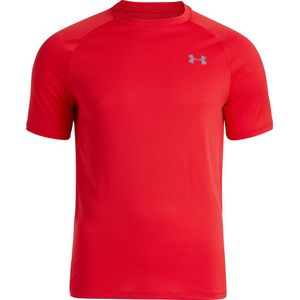 Under Armour UA Tech 2.0 Short Sleeve Tee Heren Sportshirt - Rood - Maat M