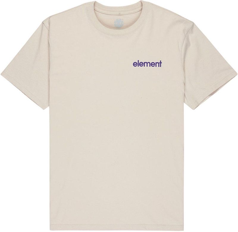 Element - Stone Age - T-shirt - Beige - Korte Mouwen - Heren