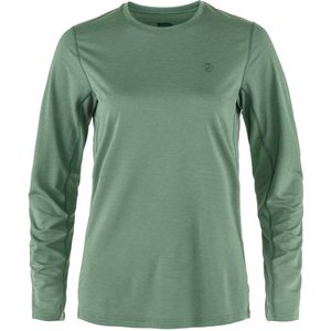 Fjallraven Abisko Day Hike LS Women - Outdoorshirt - Dames - Lange mouwen - Groen - Maat M