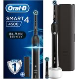 Oral-B Smart 4 4500 - Zwart - Elektrische Tandenborstel - Powered By Braun - 1 Handvat en 2 Opzetborstels
