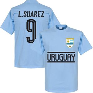 Uruguay L. Suarez 9 Team T-Shirt - L