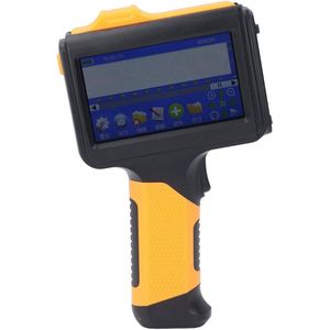 Portable Inkjet Label Printer - Print Height 0.08-0.5 Inch - Encoder with 4.3 Inch HD LED Touch Screen - 600 DPI (EU Plug AC110-240V)