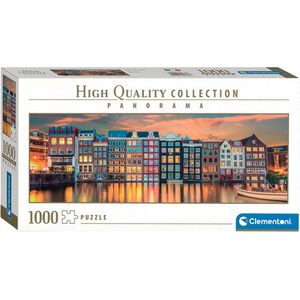 Clementoni - Puzzel - 1000 Stukjes - Panorama Amsterdam - Puzzel Voor Volwassenen - High Quality Collection