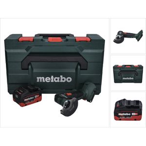 Metabo CC 18 LTX accu haakse slijper 18 V 76 mm borstelloos + 1x accu 5.5Ah + metaBOX - zonder lader