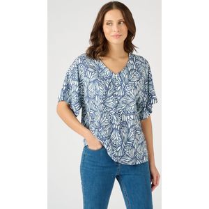 Damart - T-shirt kimono mouwen Climatyl - Dames - Blauw - XS