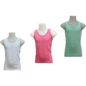 Embrator meisjes Hemdjes 3-stuks mix maat 128/134