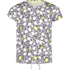 4PRESIDENT T-shirt meisjes - Lemon AOP - Maat 116 - Meiden shirt