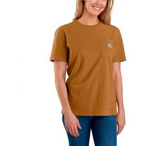 Carhartt - Workwear Pocket Original Fit - T-shirt - Bruin - Korte Mouwen