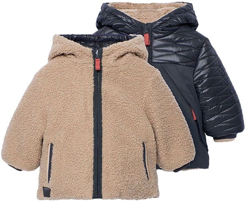 Boboli - Reversible Parka - Grijs - Omkeerbare Parka voor Jongens