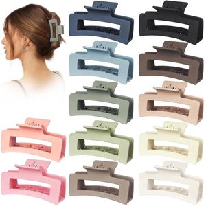 Haarclips Premium - Haarklem - 12 Stuks - Groot Haarklemmen - Haarklemmen Dames - Bananenklem - Haarspeld - Kerst Cadeau - Cadeautjes