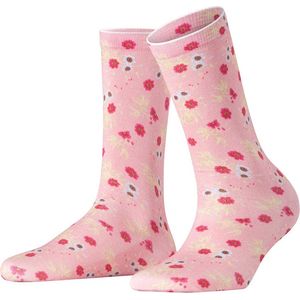 Burlington dames floral romance sokken roze 8493