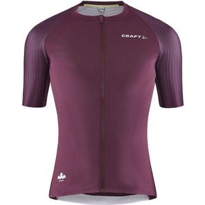 Craft Fietsshirt Korte Mouwen Heren Bordeaux Geel - PRO AERO JERSEY M BURGUNDY GIALLO-S