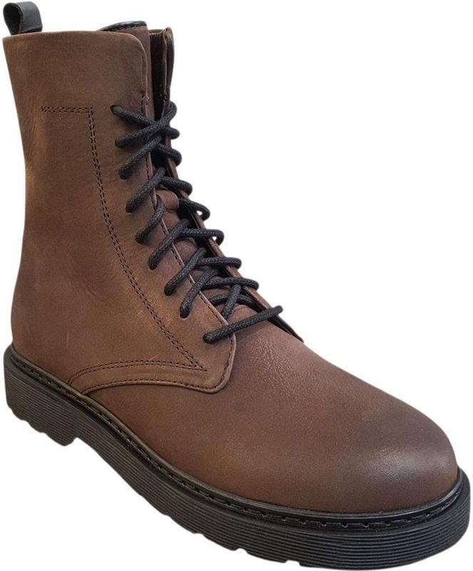 HIP Shoe Style - h1115 - Enkellaarsjes - Dk Blauw Combi