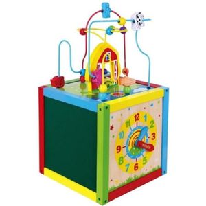 Viga Toys activiteitenkubus 30 x 30 x 55 cm