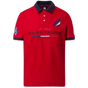 North Sails Lvdst Korte Mouw Poloshirt Rood L Man