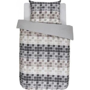 Vanezza - Pallet - Dekbedovertrek - Flanel - Eenpersoons - 140x200/220 cm